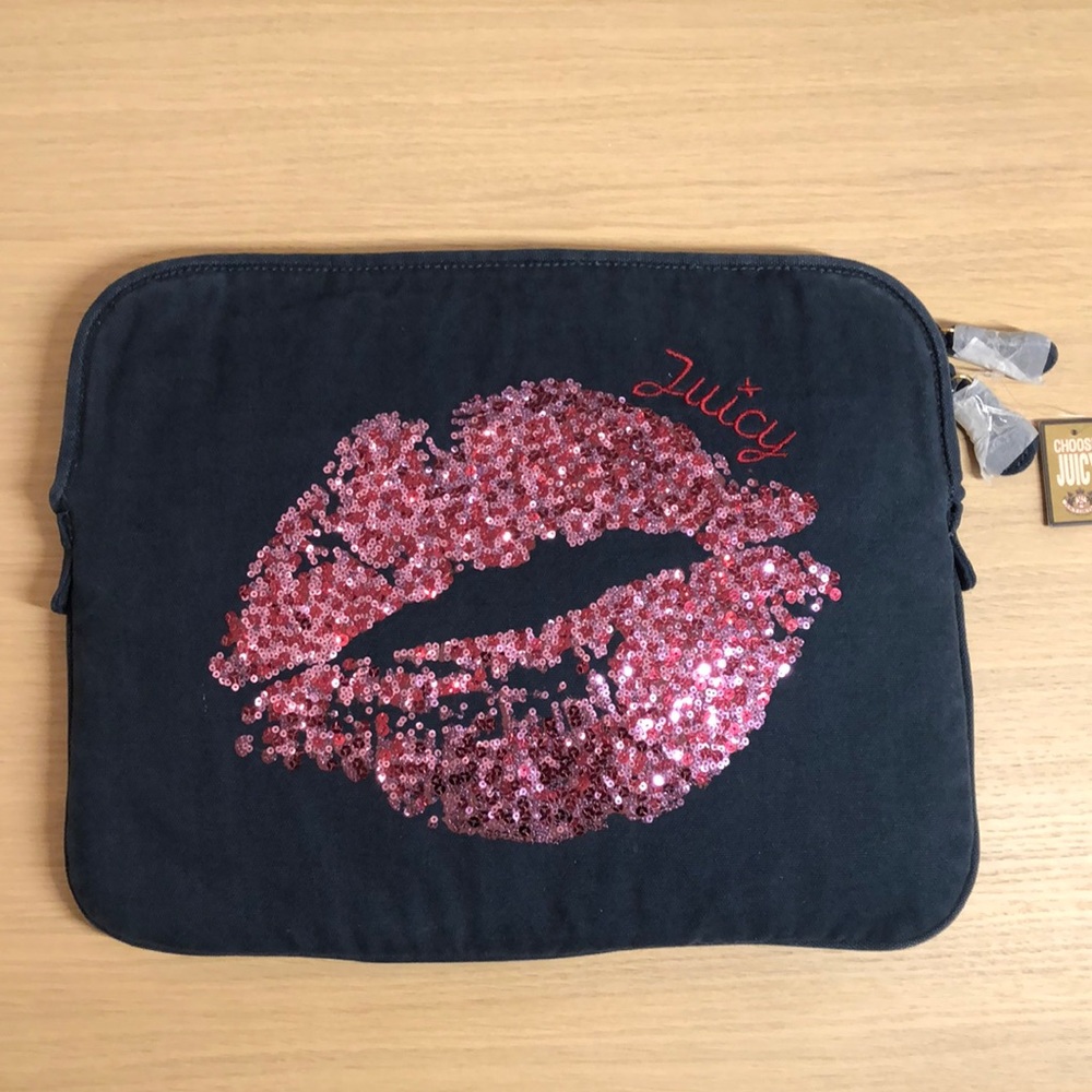 Juice Couture laptop/iPad/documents pouch